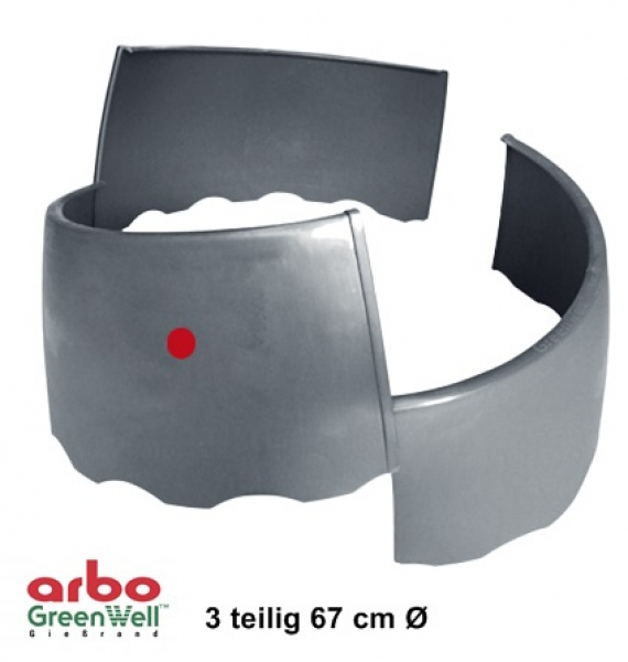 arboGreenWell™ Gießrand groß Ø 67 cm mit Kokosscheibe