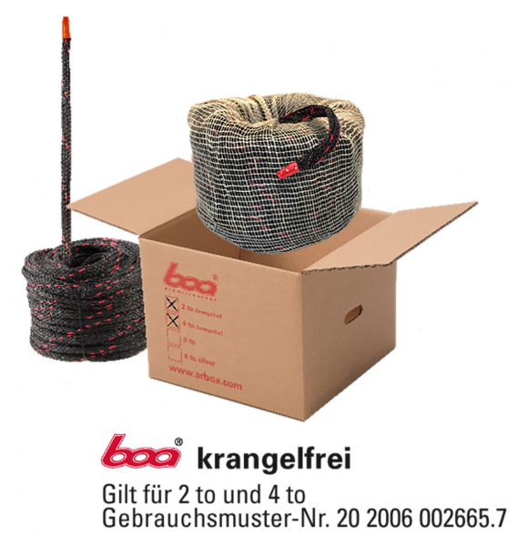 Hohltau (PP) krangelfrei boa® 4to 50 m Rolle